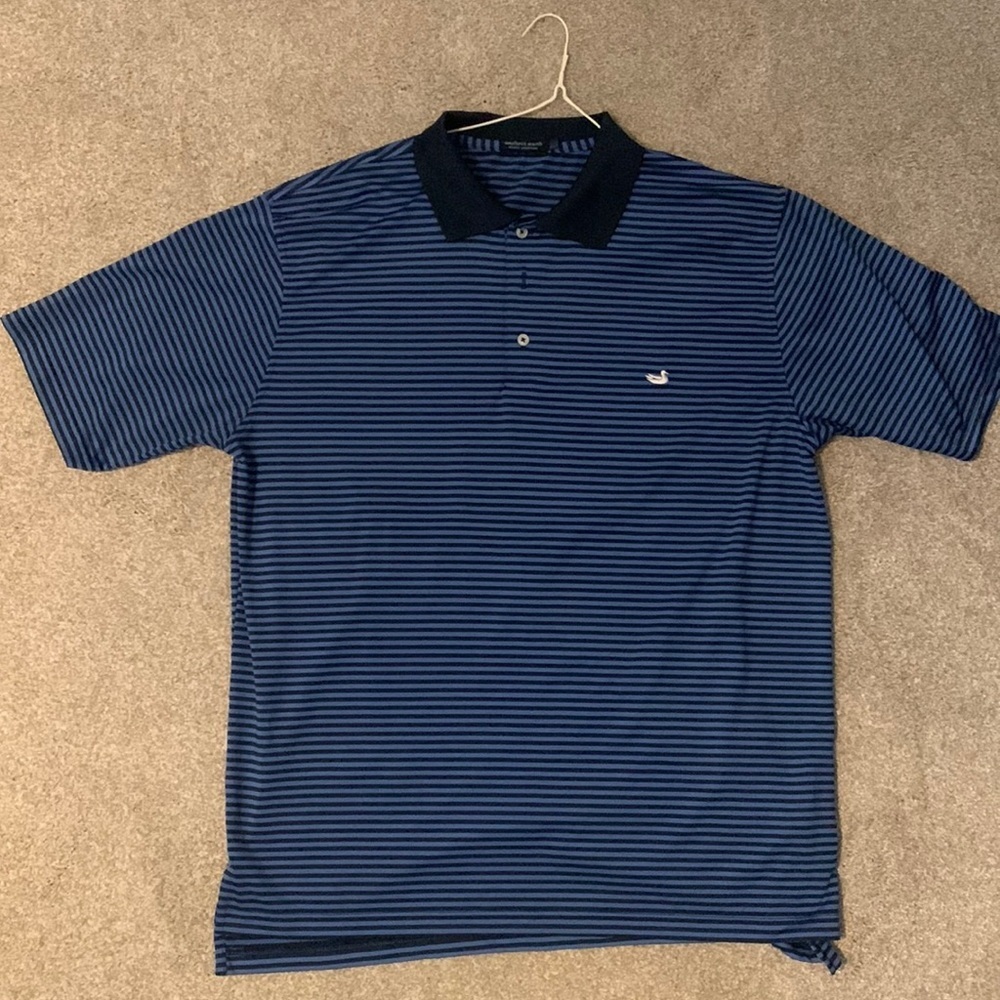 Southern Marsh Stripe Polo Large